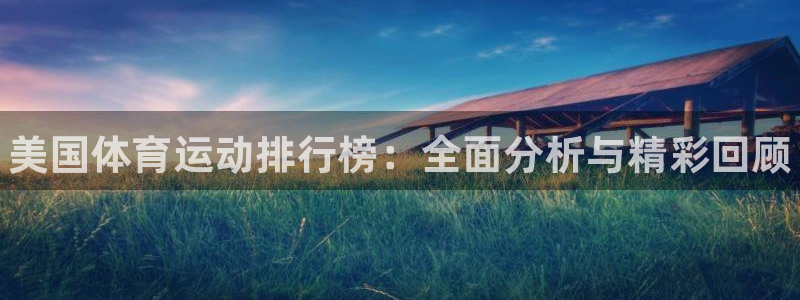 3377体育官网下载平台注册流程视频：美国体育运动排行榜：全