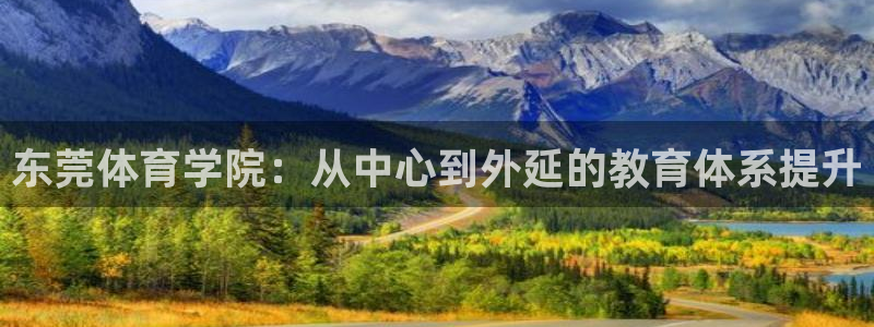 3377体育官网下载是干嘛的公司：东莞体育学院：从中心到外延
